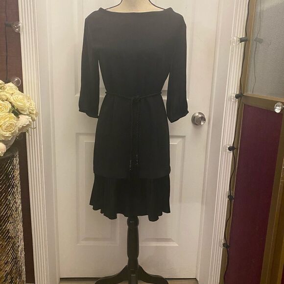Sisley belted dress, size 4 - Picture 1 of 13